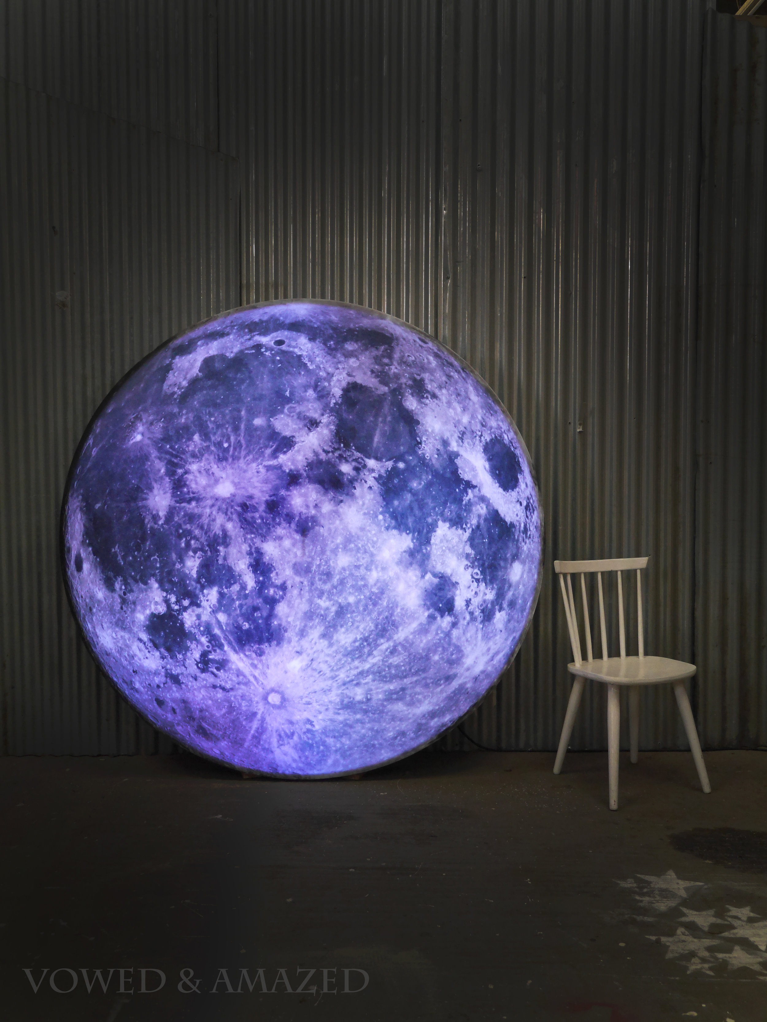 Giant Full Moon Light Box The Curious Collection