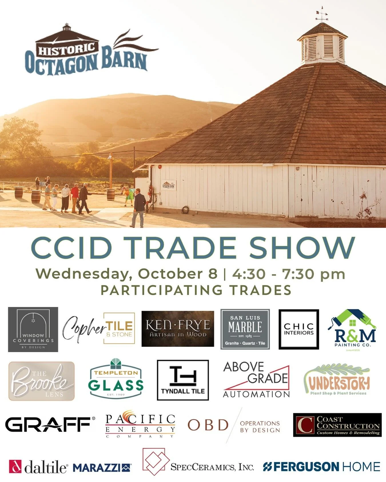 Thank you to our wonderful vendors who were highlighted at our second annual trade show! @cophertileandstone @fergusonhomeofficial @marazzitile_usa @daltile @specceramicsinc @understory.plantshop @tyndalltileinc @abovegradeautomation @templetonglass 