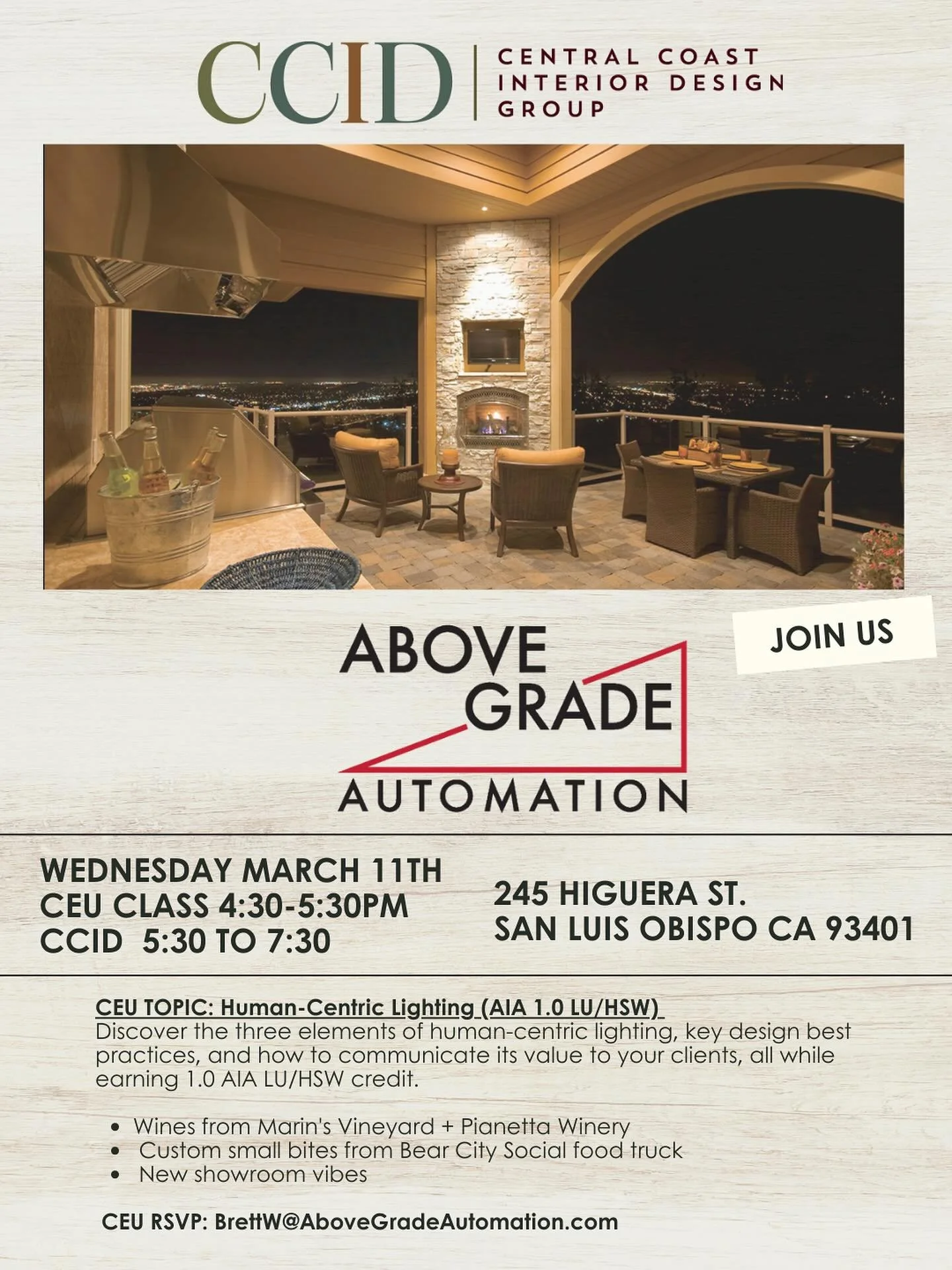 Hope to see everyone this Wednesday for our March meeting at @abovegradeautomation 

Don&rsquo;t forget to rsvp if you&rsquo;re wanting to attend early for the CEU