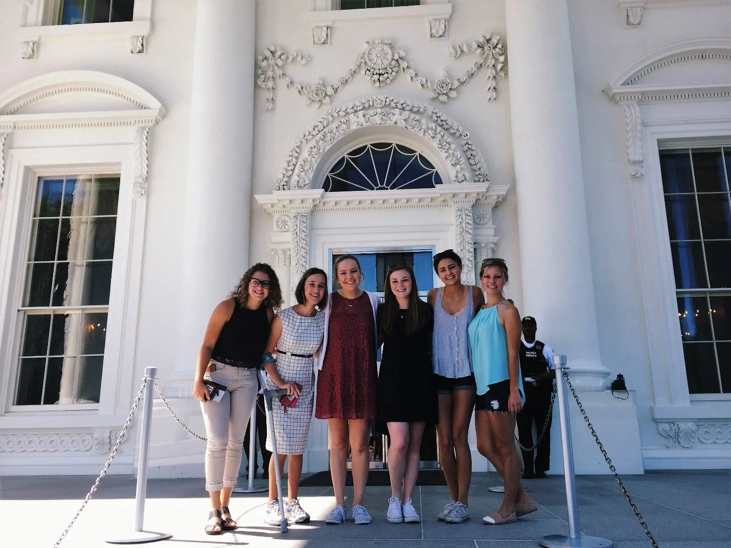 My roommates and I got to tour the White House 