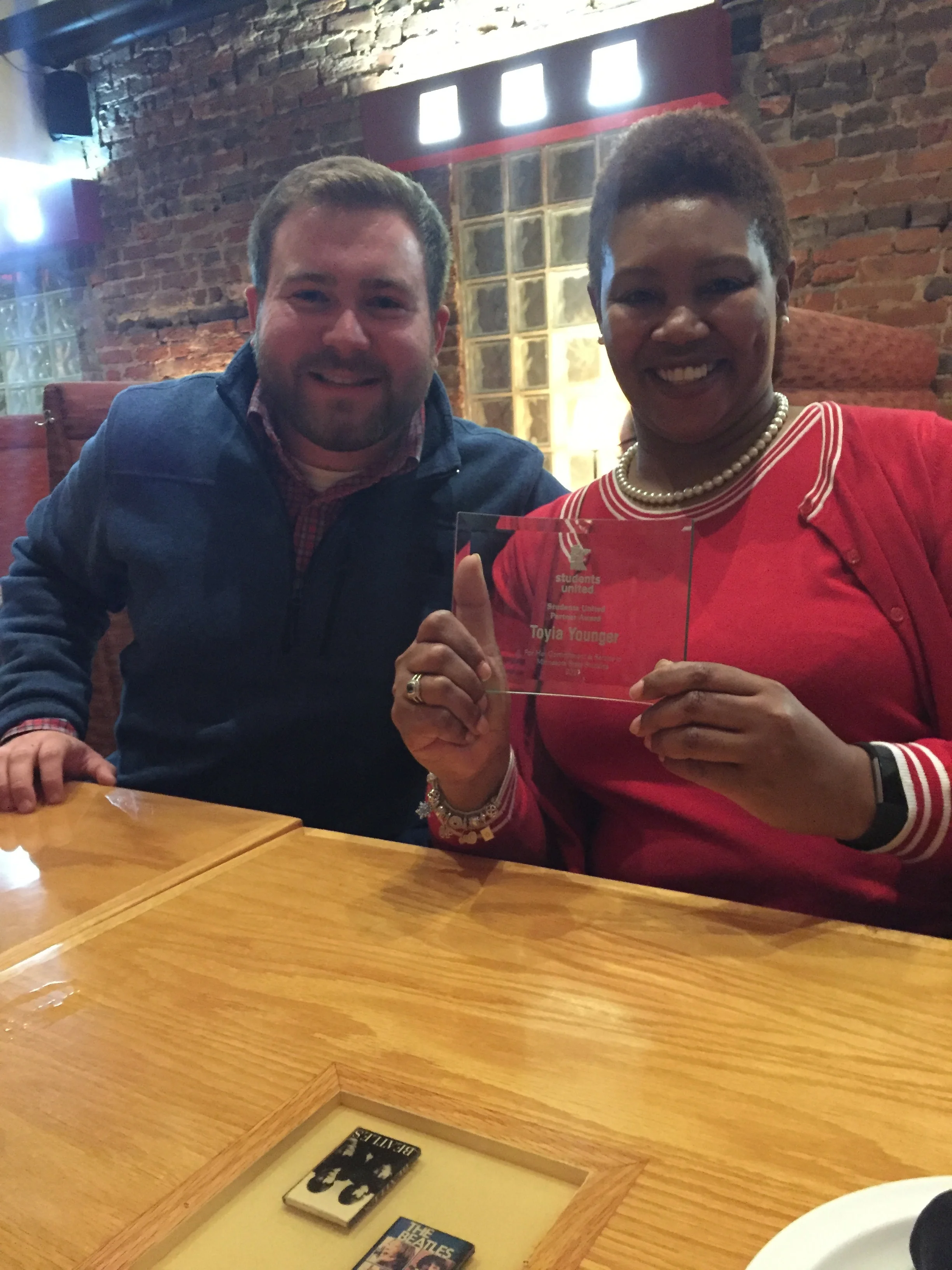 Joe Wolf and Toyia Younger