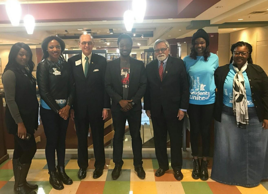 Committee and Action Team members with Board of Trustees Chair Michael Vekich, and MN Chancellor Devinder Malhotra.