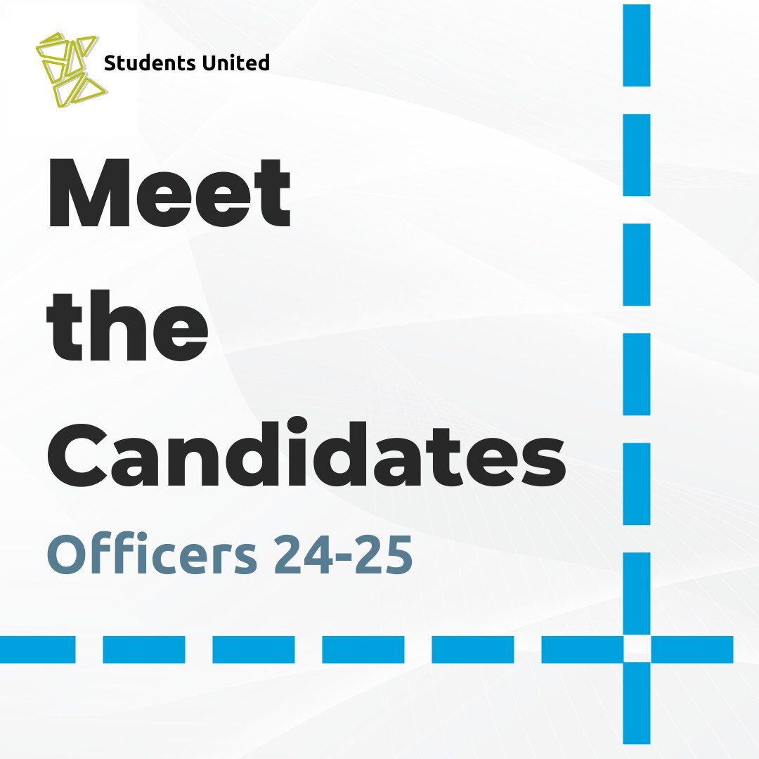 Meet your 24-25 Students United Officer Candidates! Learn more about why they are running at the links below. 
State Chair: https://studentsunited7.sharepoint.com/:v:/s/FullTimeStaff/ERdm947HIHRAhsPW1BhR7ZIBEO6gwmNx5PHko1gYamUIqQ?e=qk12KA 
Vice Chair