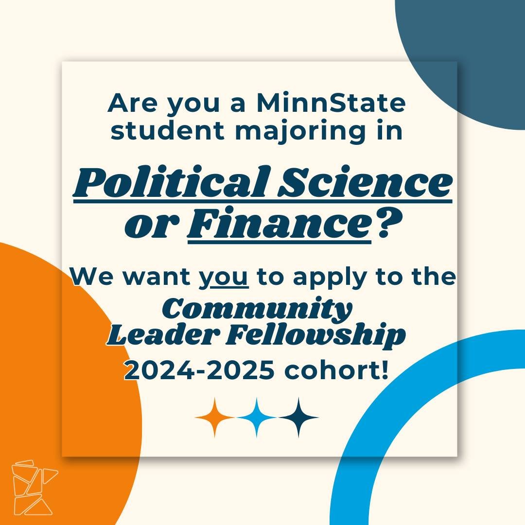 Calling Political Science and Finance students to join our fellowship this upcoming year.