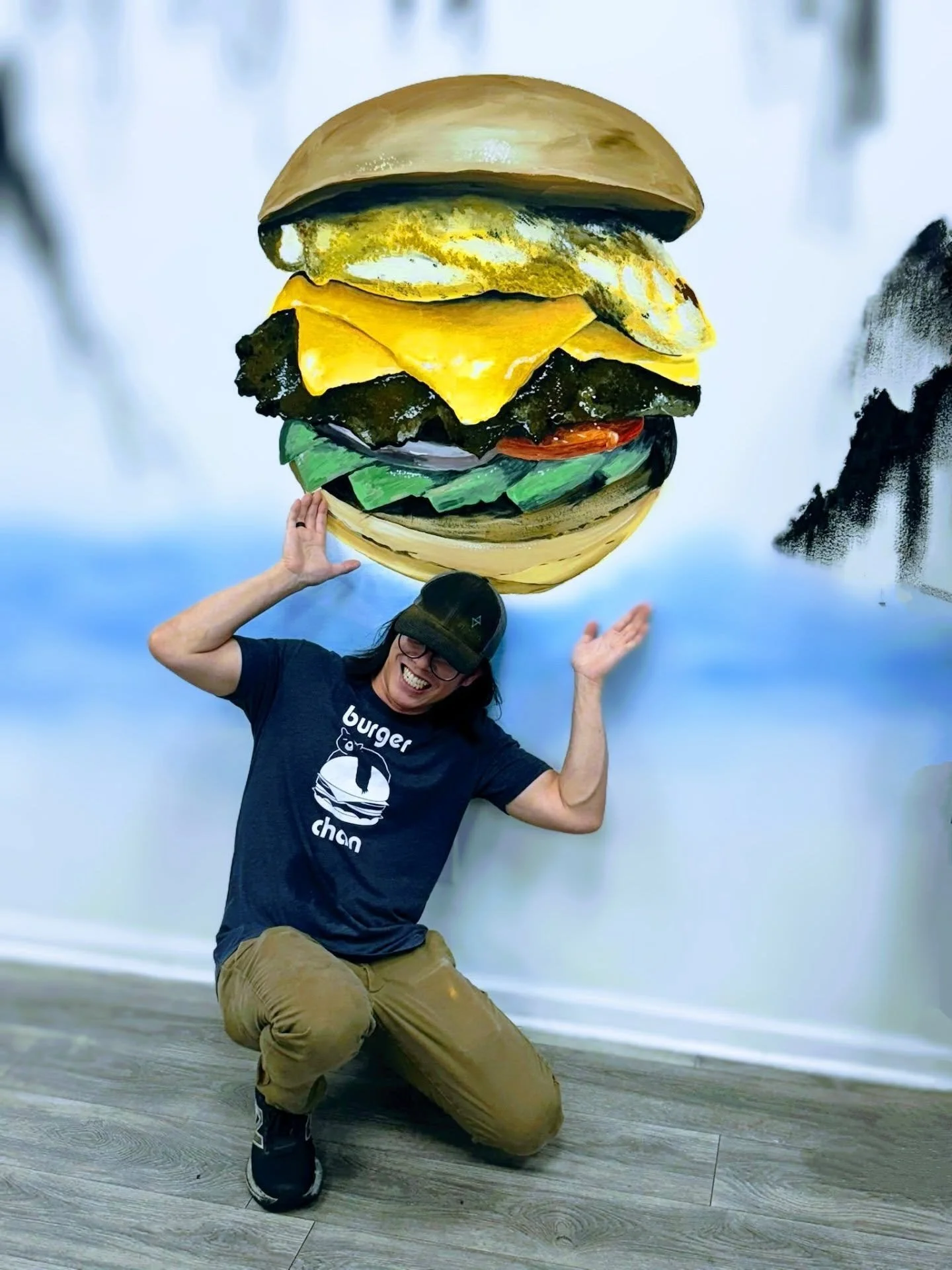 Burger on us? 🍔 

Just snap a pic with our newest mural star, then tag us or slide it into our DMs by Aug 31, 2025, 11:59 PM CST. 

Easy peasy, free cheesy.