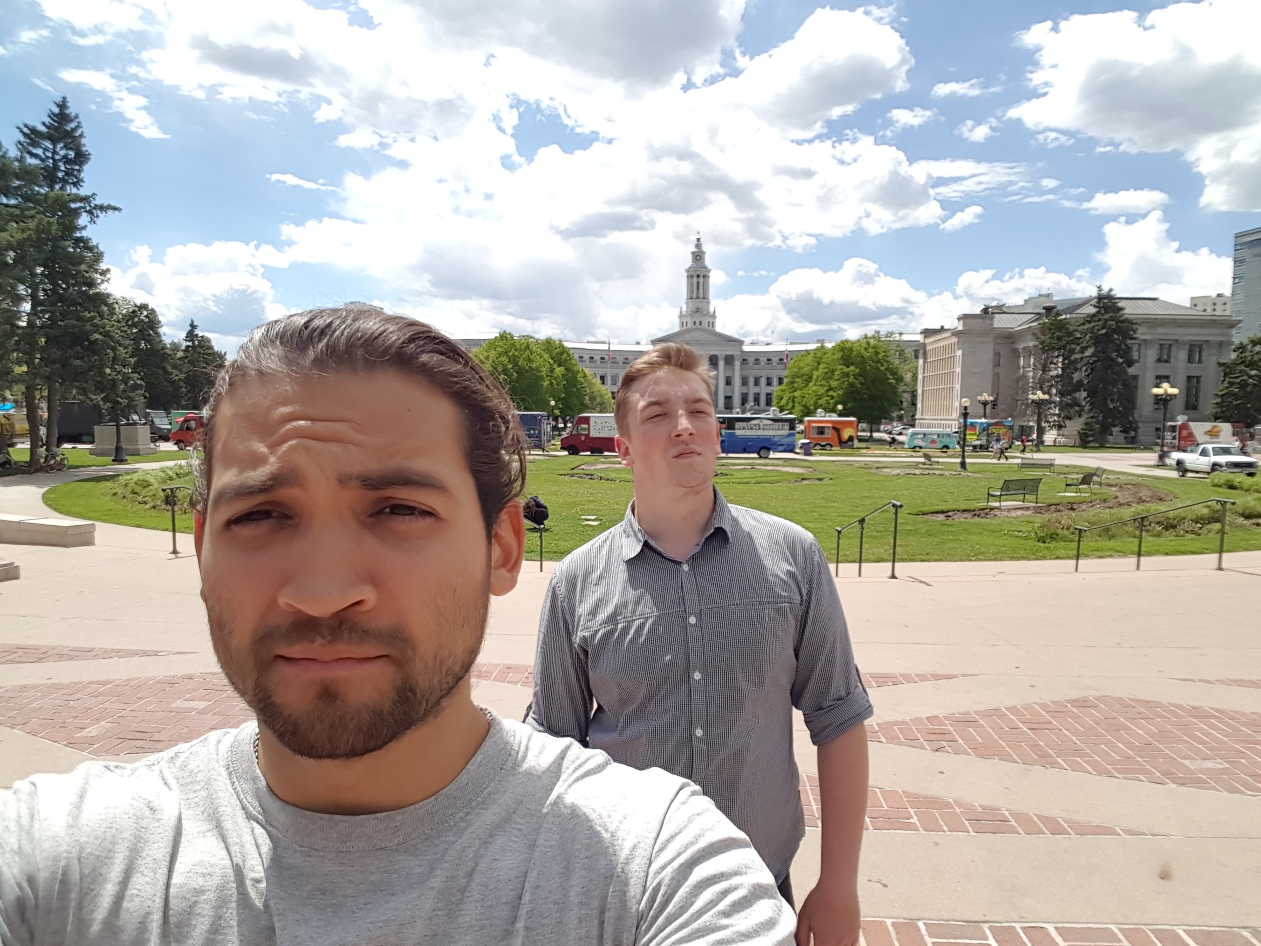 Hanging around the state capital in Denver.