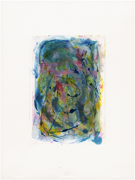 monotype, 4 x 6 in, 2016