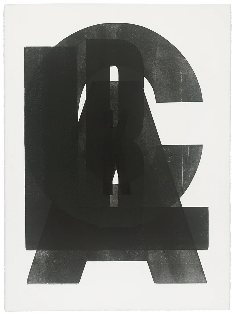 Black (1/7) 22 x 30 inches
