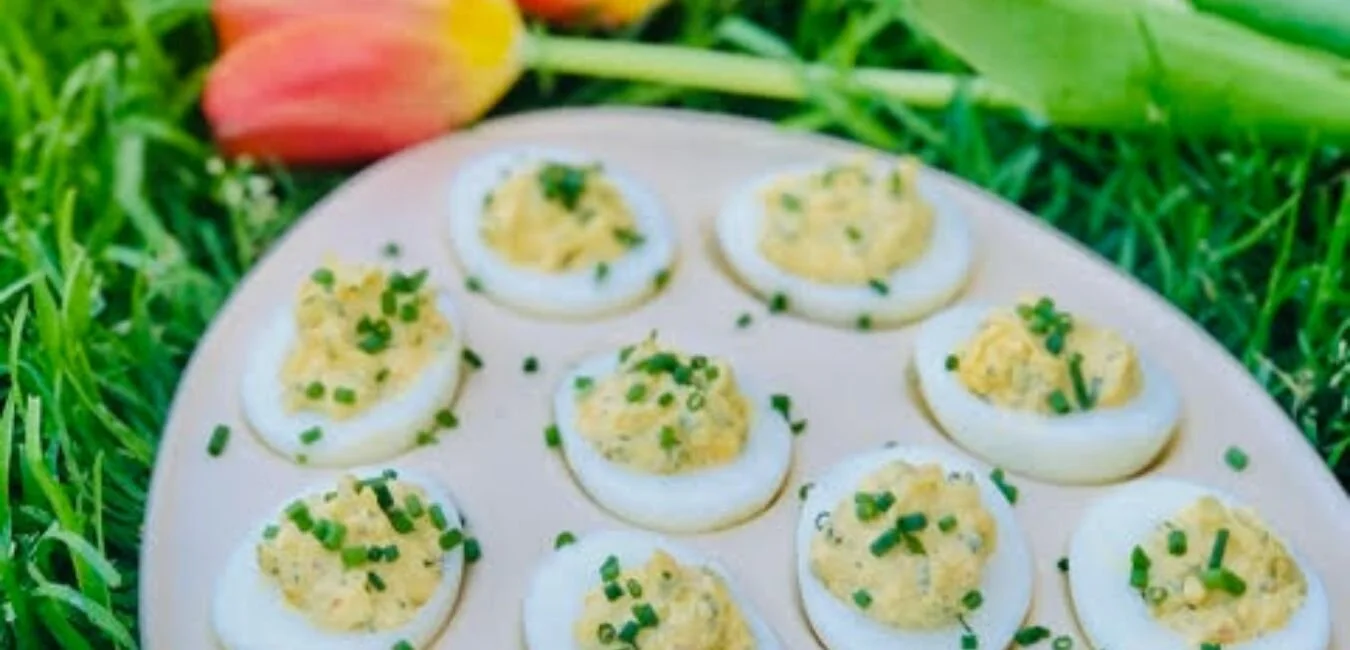 Just in time for spring…Heavenly Deviled Eggs