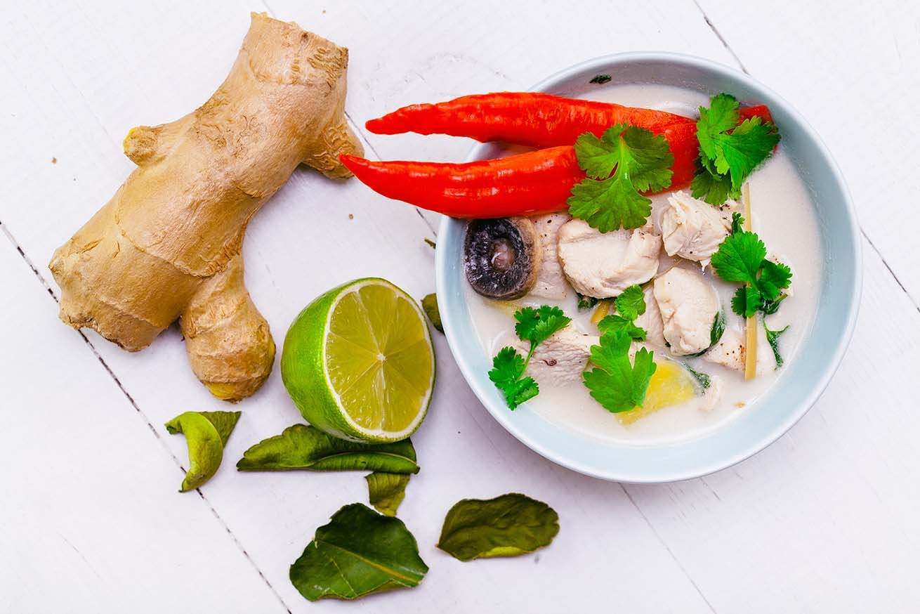 THAI COCONUT CHICKEN SOUP