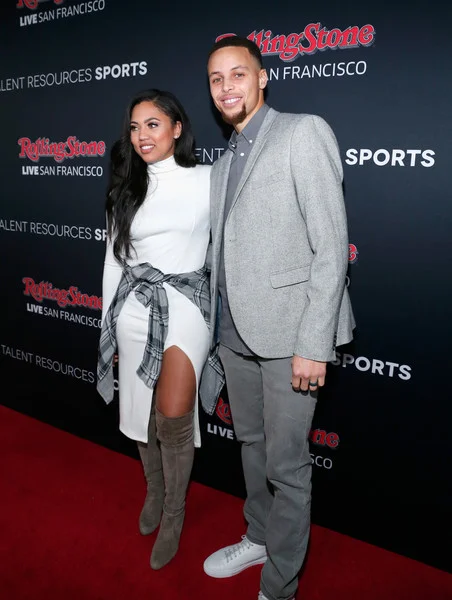 NBA star Steph Curry and wife Ayesha Curry attend Rolling Stone LIVE San Francisco party presented by Talent Resources Sports