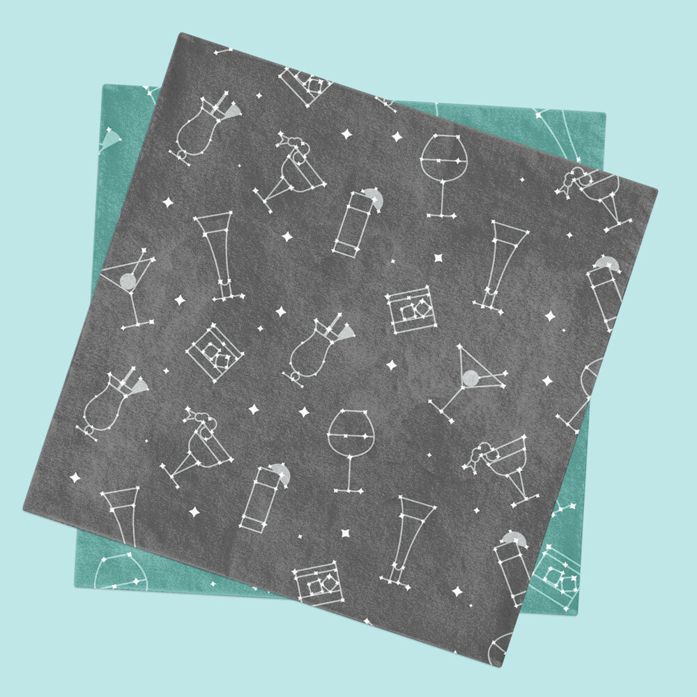 Cosmos Cocktail Napkins