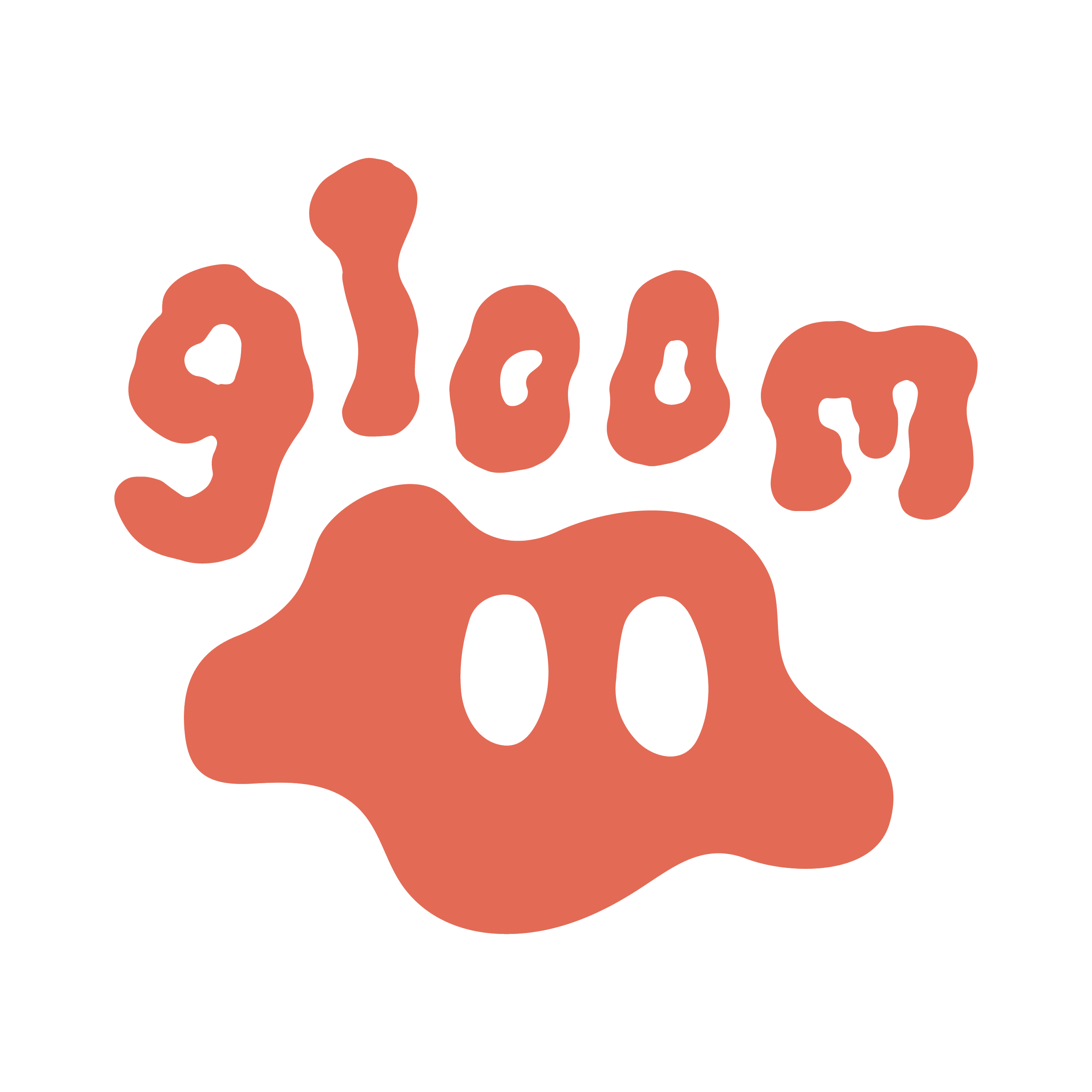 Orange Gloom Secondary Cloud Letter Logo.png