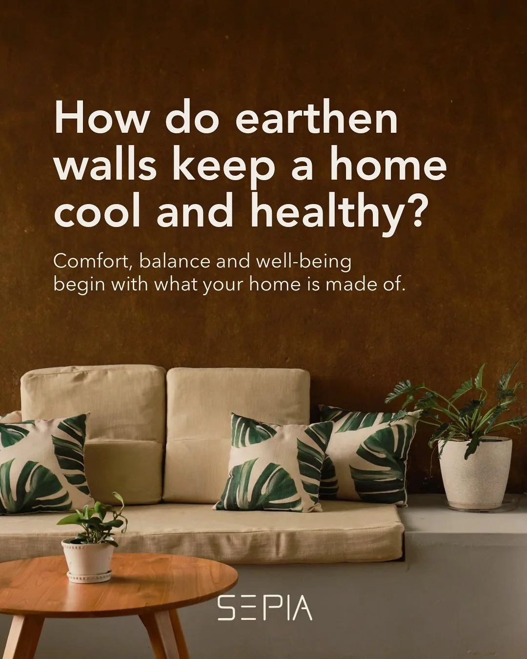 In tropical climates, keeping a home cool isn&rsquo;t only about technology. It&rsquo;s about understanding how materials interact with the land and the weather.

Earthen walls are one of the most intentional ways to create natural comfort. They work