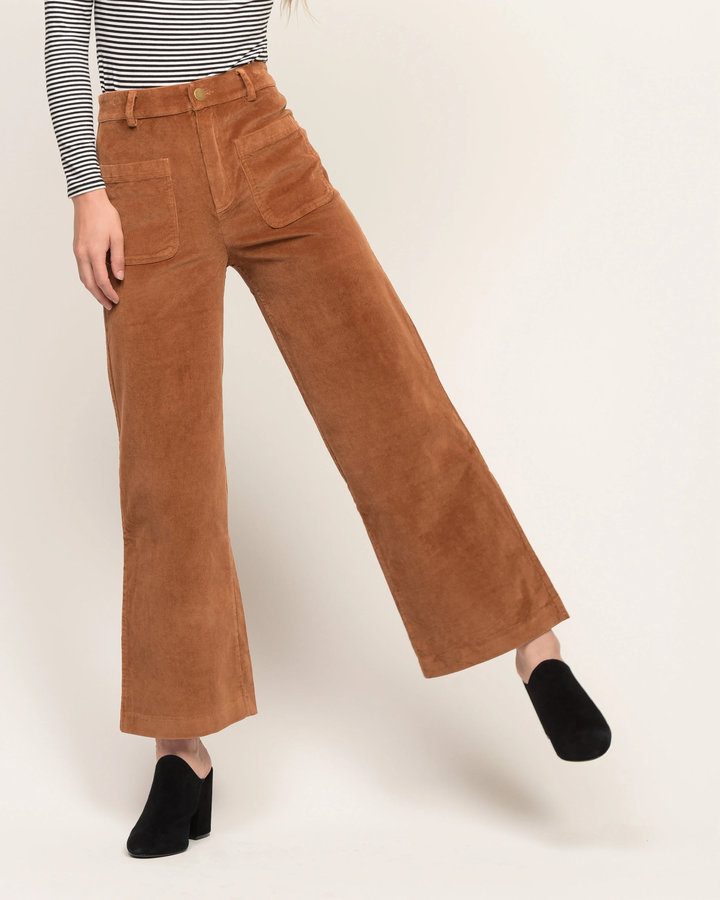 Pepper Place Design | Pants | High Waisted Corduroy Culottes