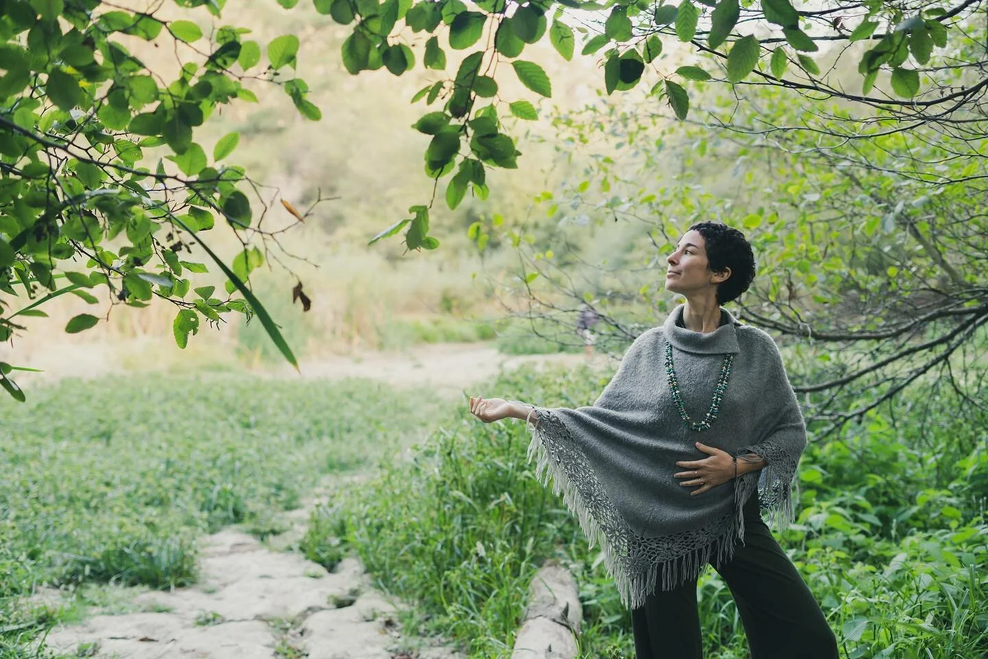 &ldquo;I feel  it all, I feel it all
I feel it all, I feel it all
The wings are wide, the wings are wide
Wild card in sight, wild card in sight&rdquo;

Feist 
#feistlyrics #ifeelitall #portraitphotography #naturalbeauty #forestphotography