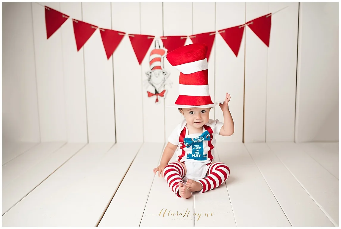 Liam is One...Dr. Seuss Cake Smash Session {Nashville, TN Photographer AluraWayne Photography}
