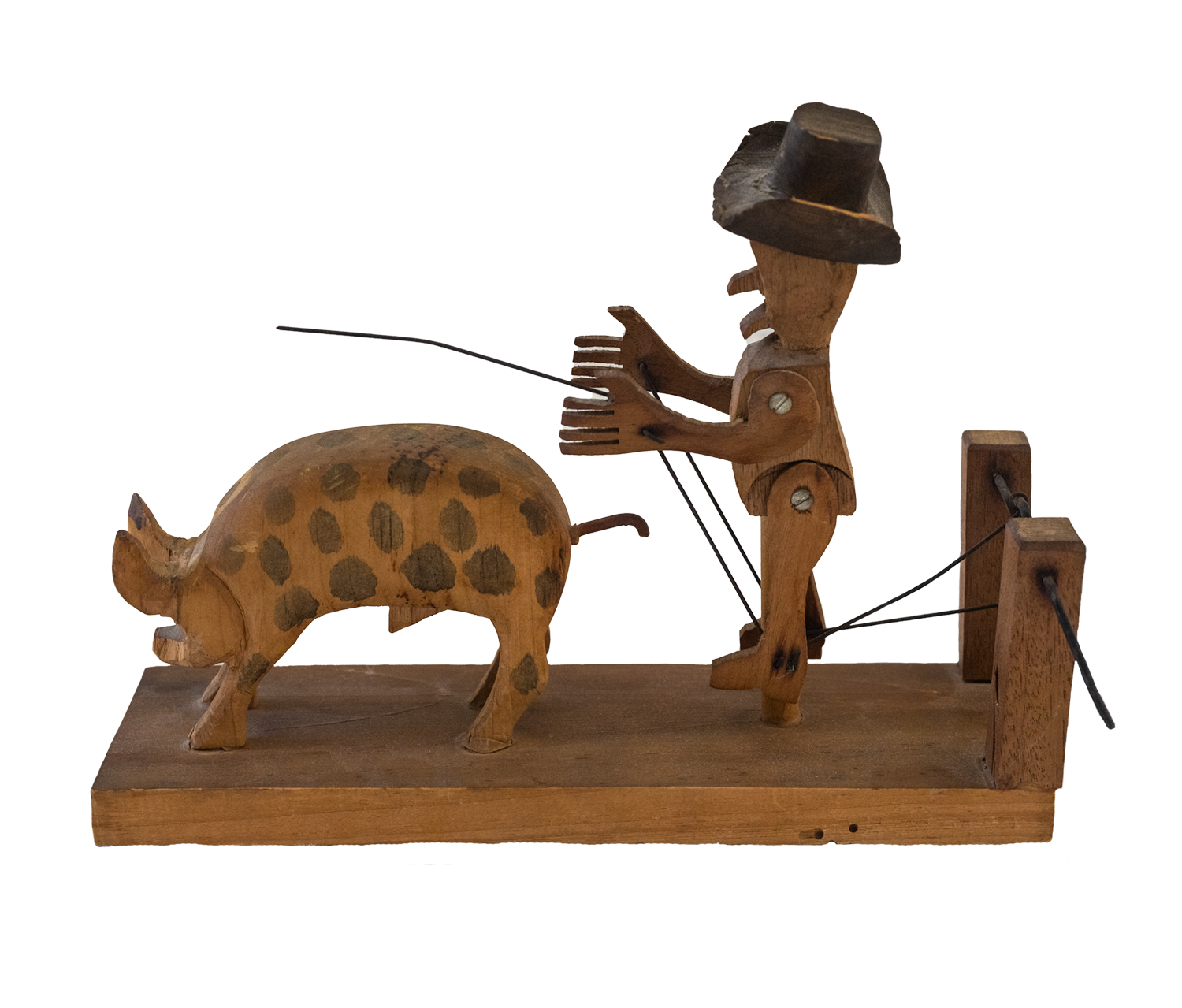 Folk Art Desk Toy: Circa 1950