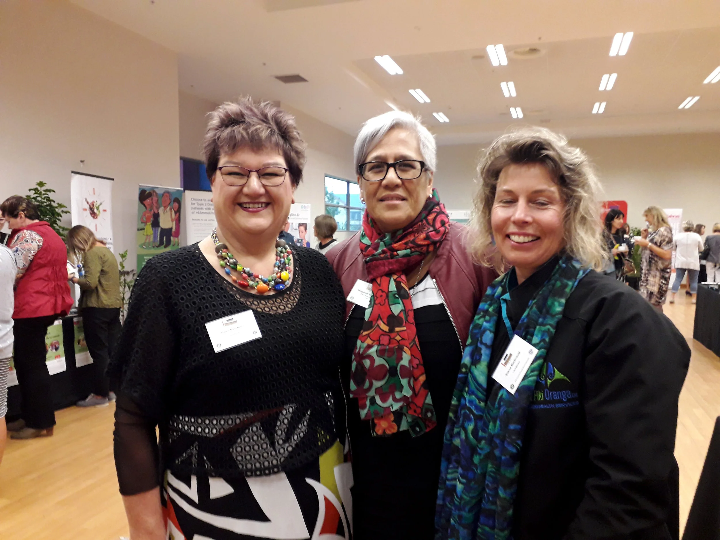 From left: Karen Davidson, Margareth Broodkoom and Dianne MacDonald