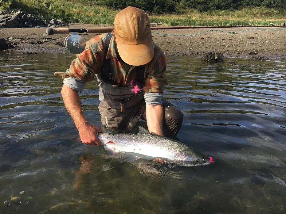Swinging flies for silvers wasn't the best way to get em, but it sure was fun. 