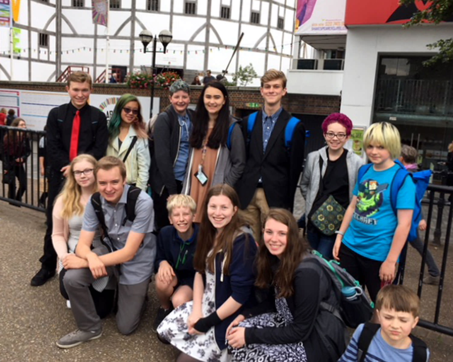 At the Globe Theater