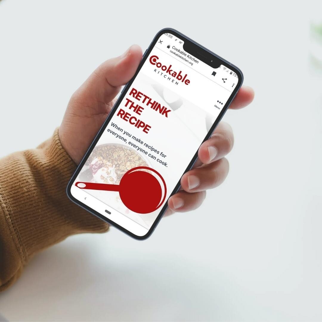 We are beyond excited to share this project that has been in the works for the past couple years! @cookablekitchen exists to empower people of all abilities to cook. Sam originally connected with me to partner on Mobile App design/development and I w