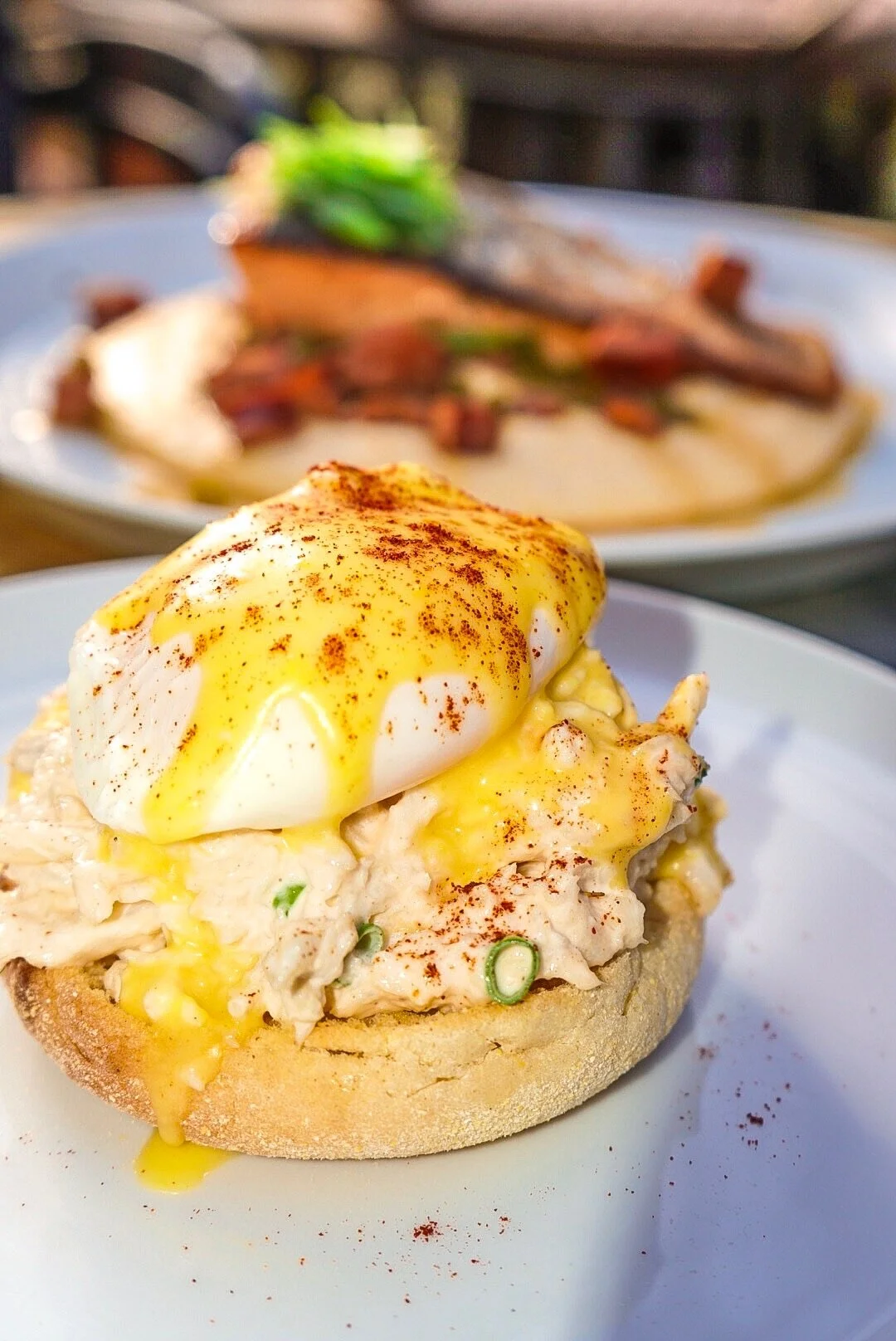 Crab Benedict with Old Bay Hollandaise