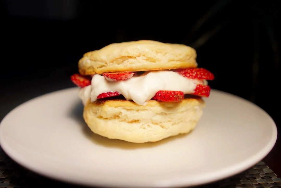 Shortbread Biscuit Strawberry Shortcake