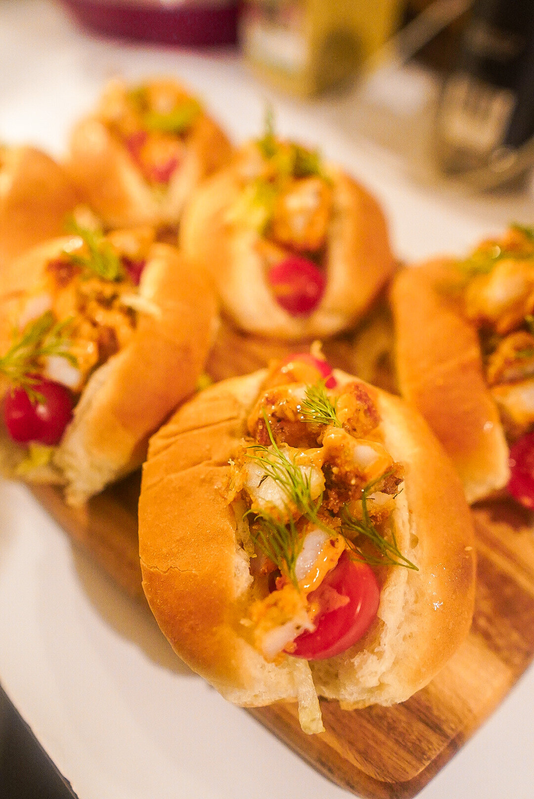 Mini Shrimp Po Boy with Remoulade Sauce