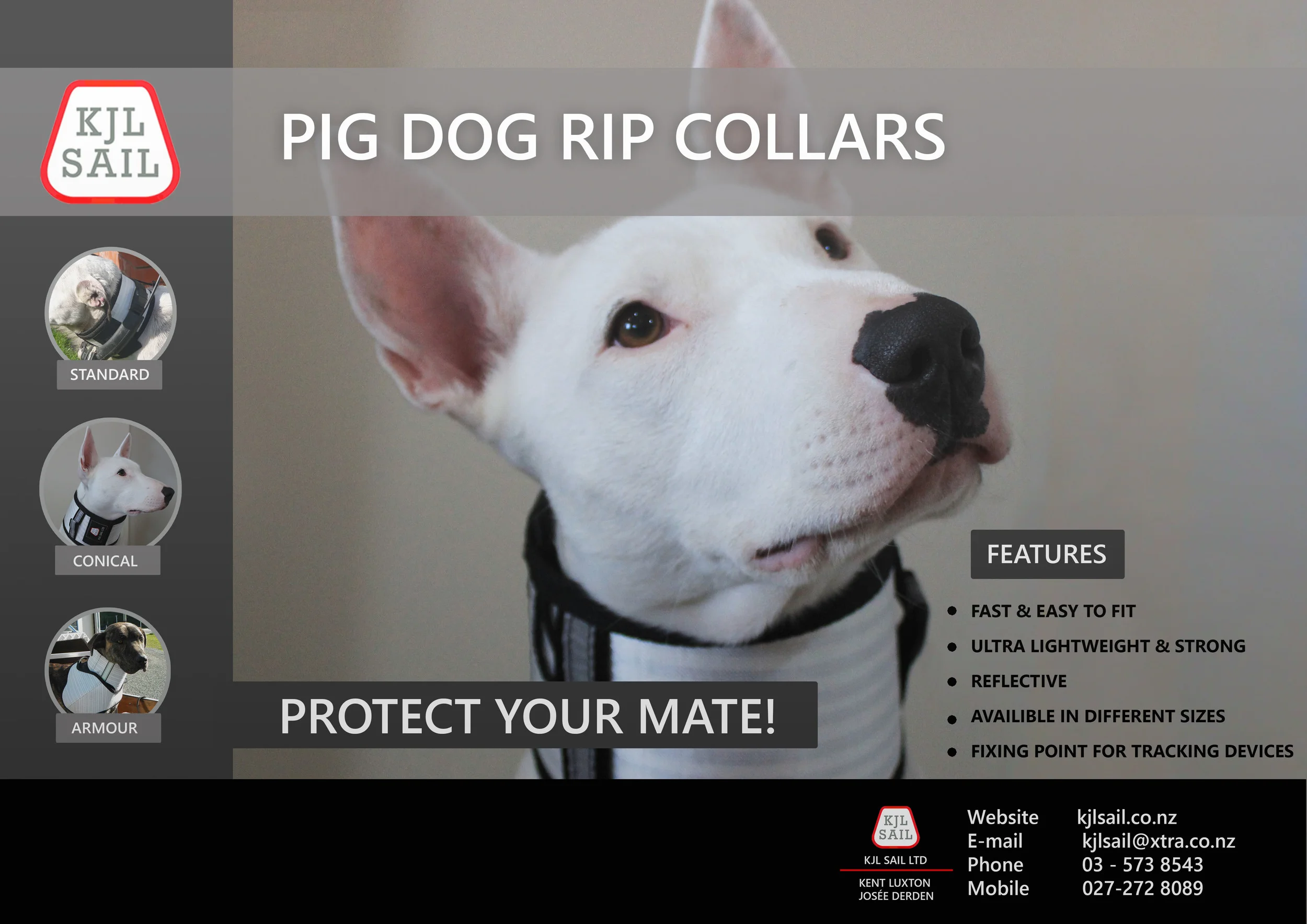 Pig dog Rip Collar New Zealand - Hunting supplies