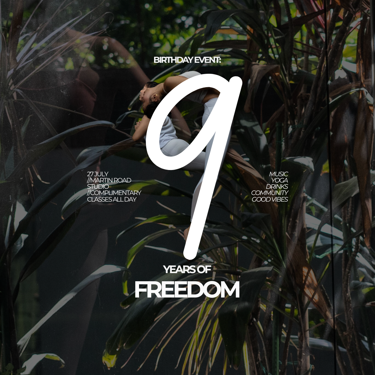 9 YEARS OF FREEDOM: BIRTHDAY EVENT