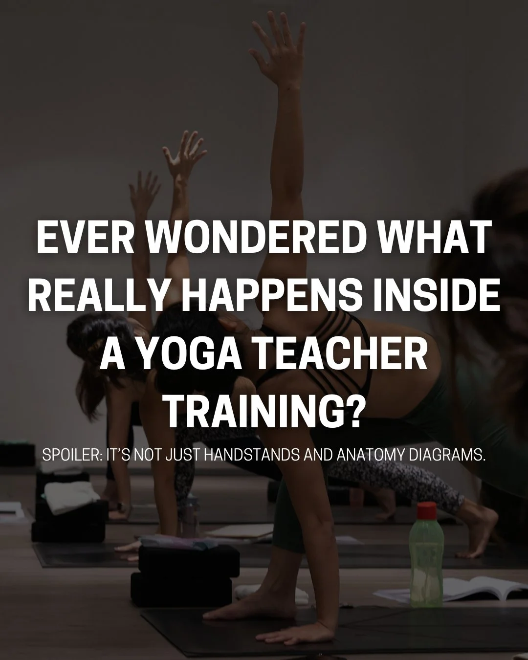 Between anatomy, peer teaching sessions, and the occasional emotional aha-moment &mdash; no two YTT days are ever the same.⁠
⁠
If you&rsquo;ve ever been curious what it actually feels like to be in training, this one&rsquo;s for you.⁠
⁠
Step into a d