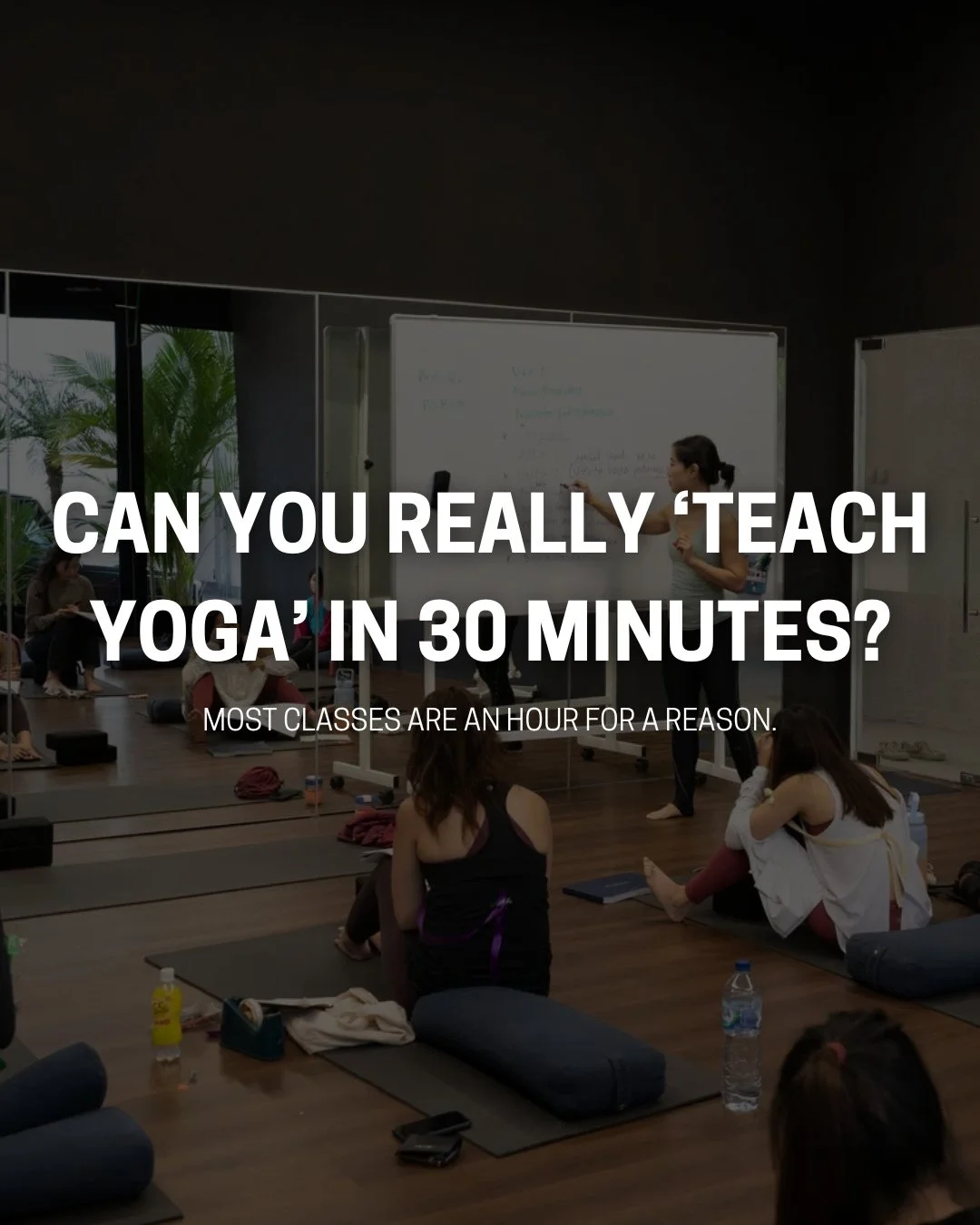 There&rsquo;s a reason studios stick to 60 minutes and it&rsquo;s not just about scheduling.⁠
We unpacked what makes a full class so important for every new teacher.⁠
If you&rsquo;re training (or thinking about it), this one&rsquo;s worth a read on o
