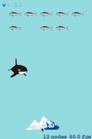 User interaction First level - Fish