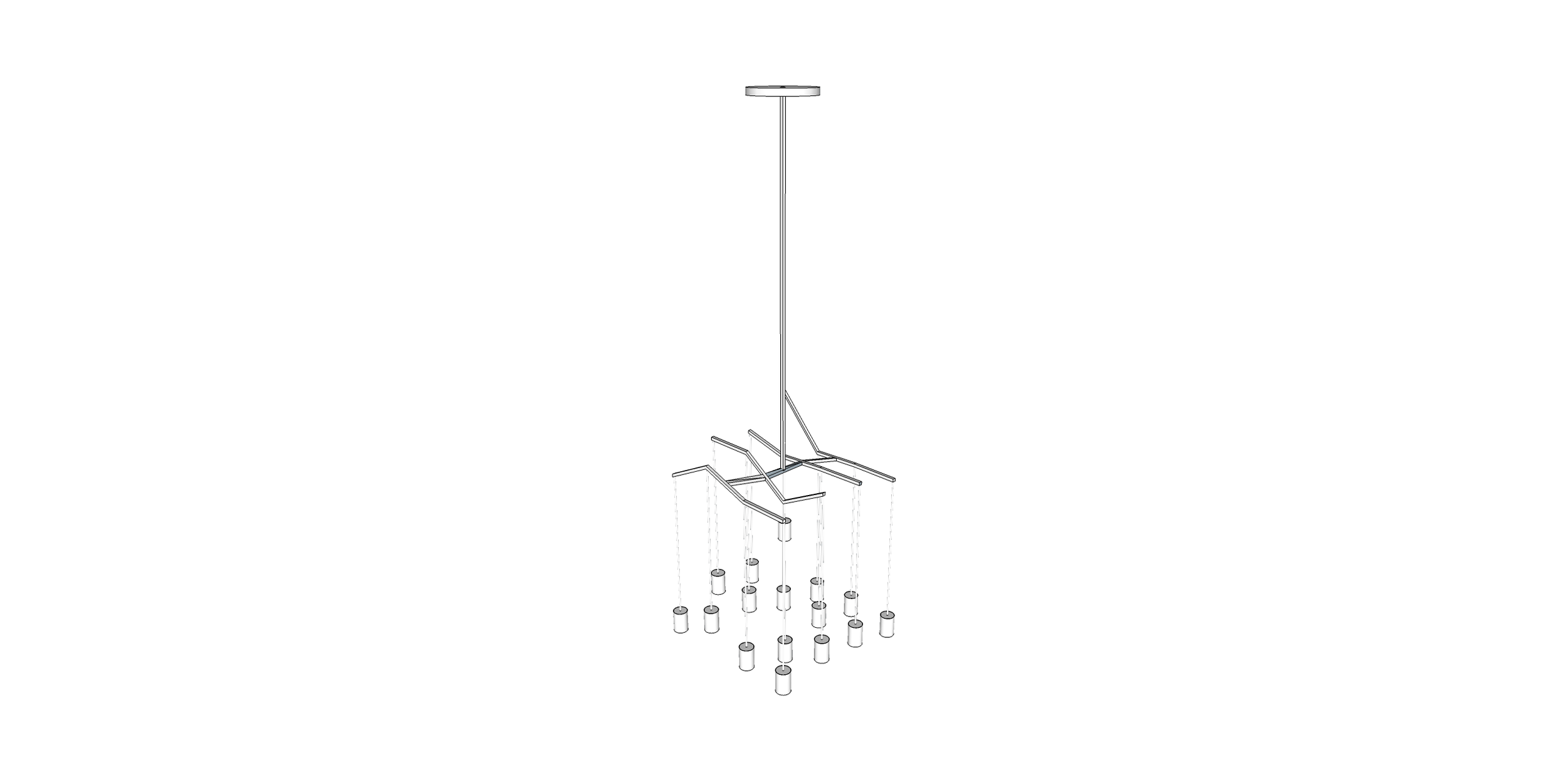 Algae Chandelier