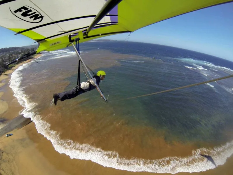 graham herbert playing around near the landing zone at long reef