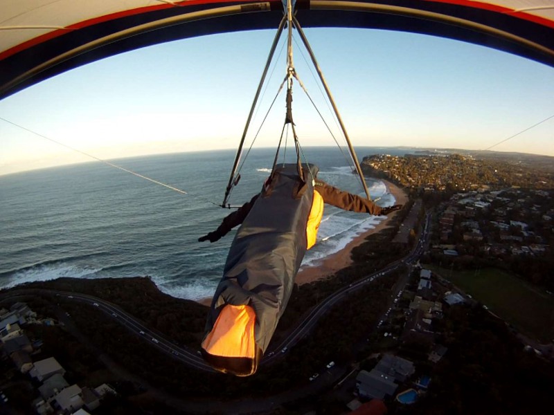 looking back down at launch at newport