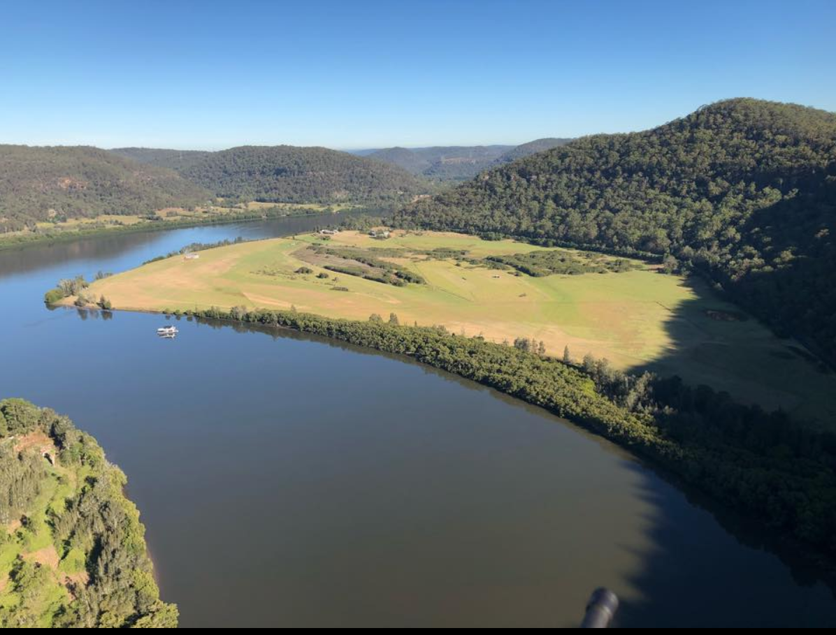 Looking across the river to the property the FVPi club flies from
