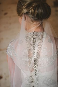Draped Veil with Polly