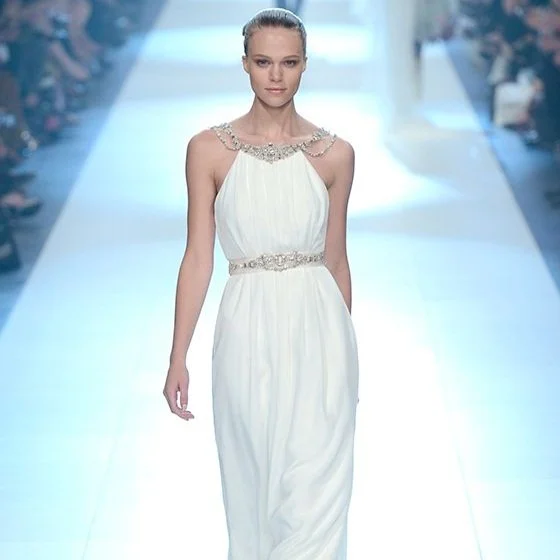 Custom designer wedding dresses Melbourne for Modern and Art Deco bridal gowns