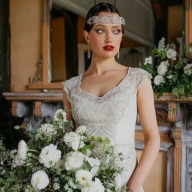 Custom designer wedding dresses Melbourne for Modern and Art Deco bridal  gowns