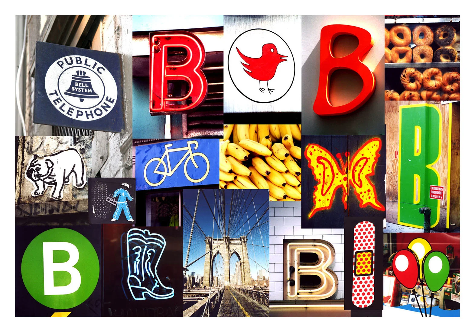 Letter B - Postcard series