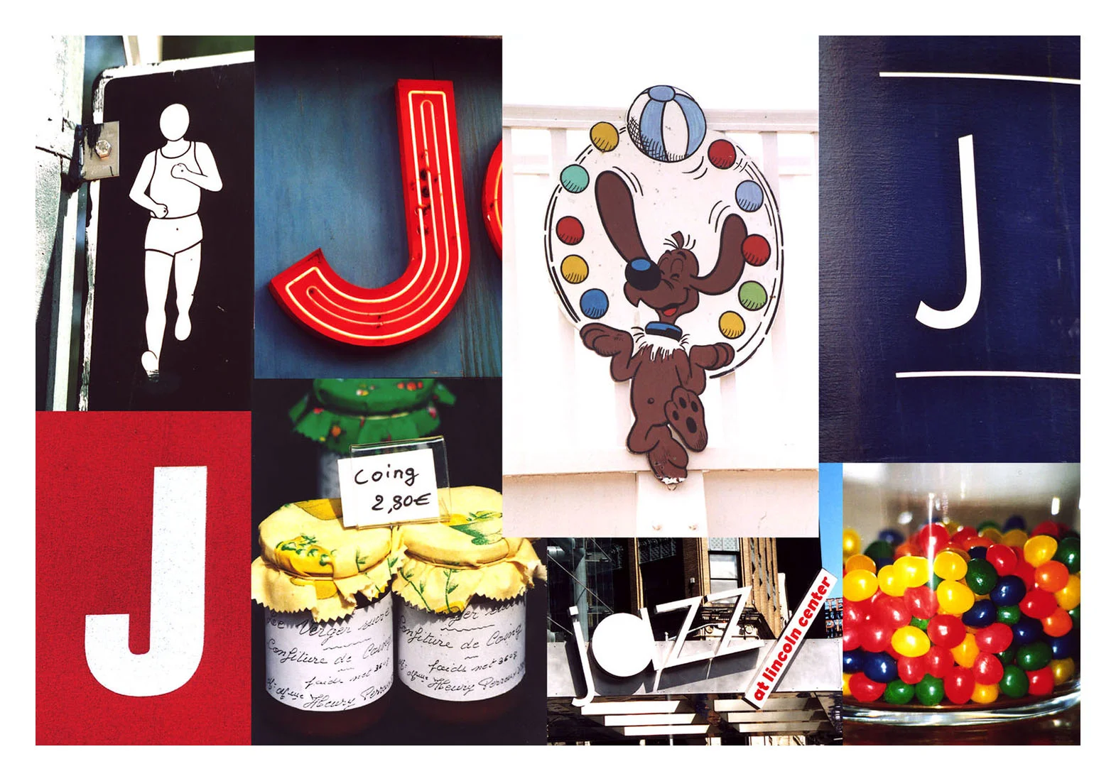 Letter J - Postcard series