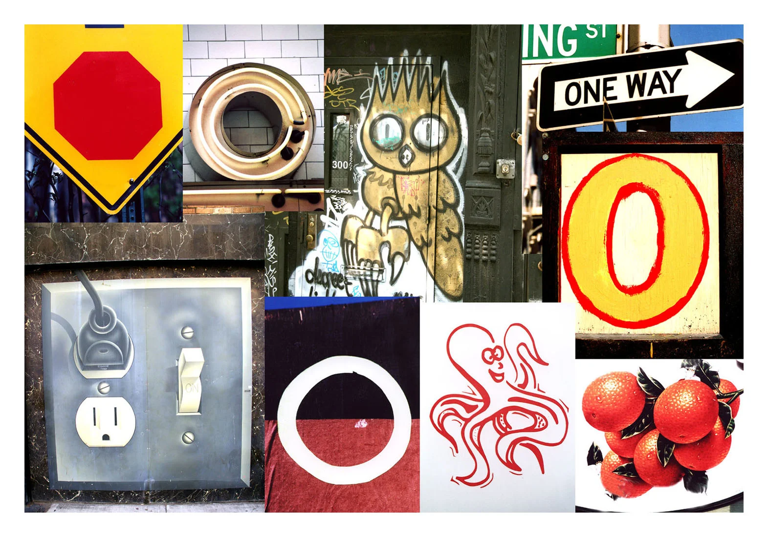 Letter O - Postcard series