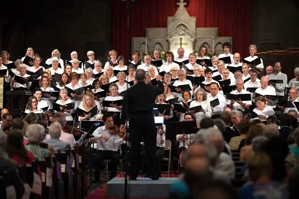 Conductor: The Mount Desert Summer Chorale, Bar Harbor, Maine.