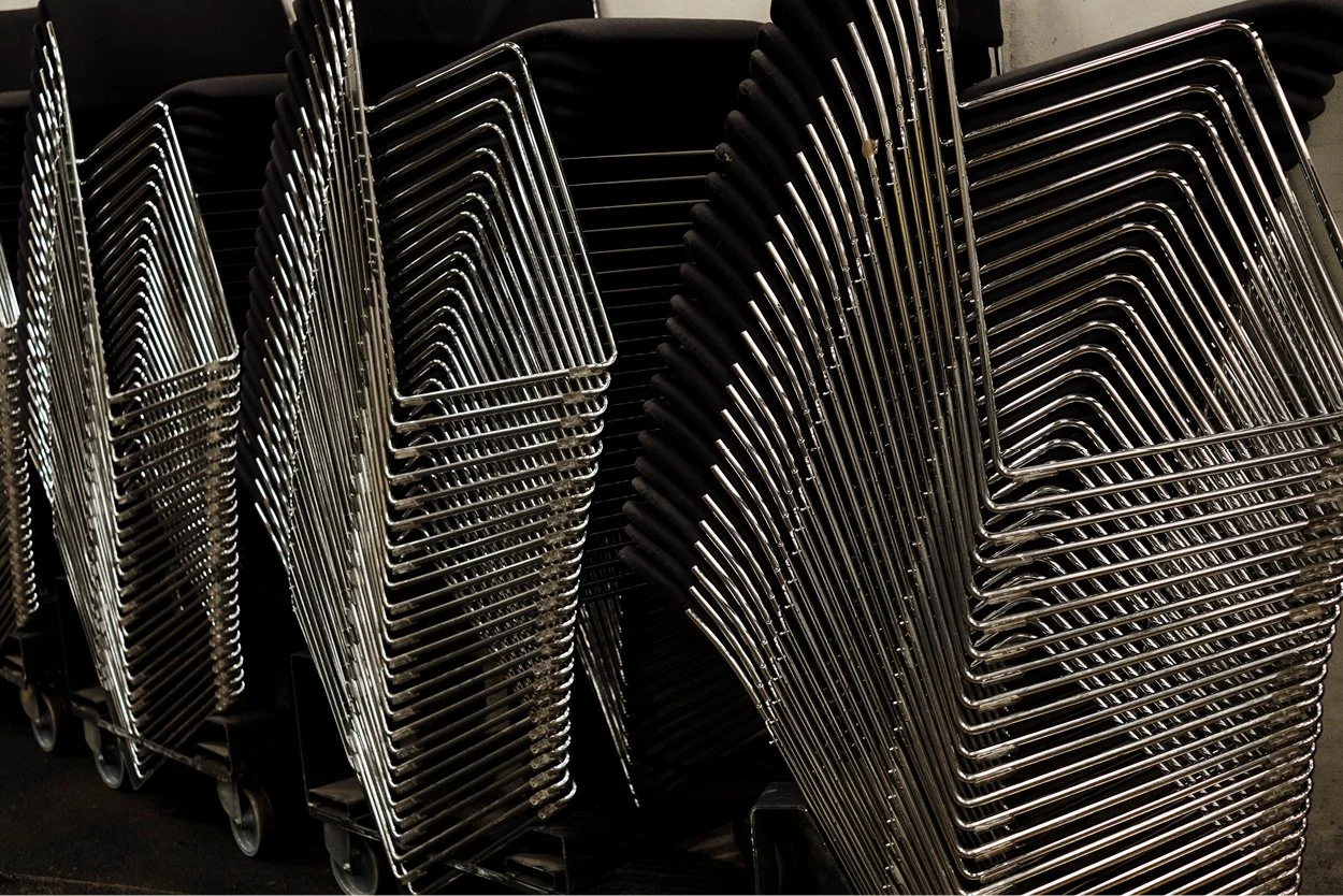 the basement of m&s at christmas