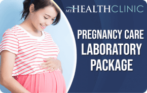 MyHealth Pregnancy Laboratory Package ₱4,500 one-time payment Health package that includes all the laboratory tests needed in your pregnancy journey with one OB-GYN consultation.