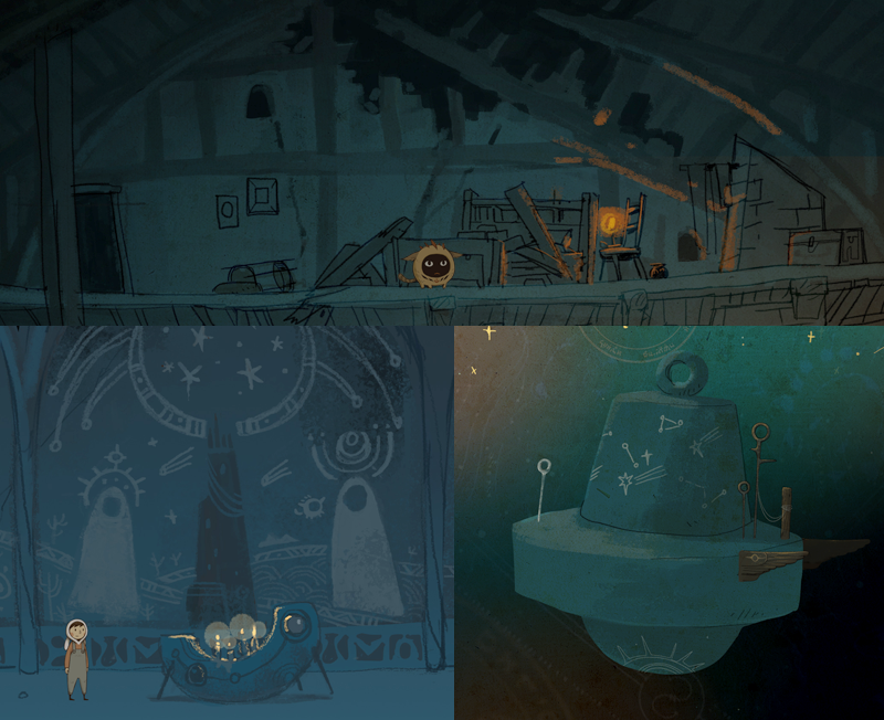  screenshots from some of the mock up levels