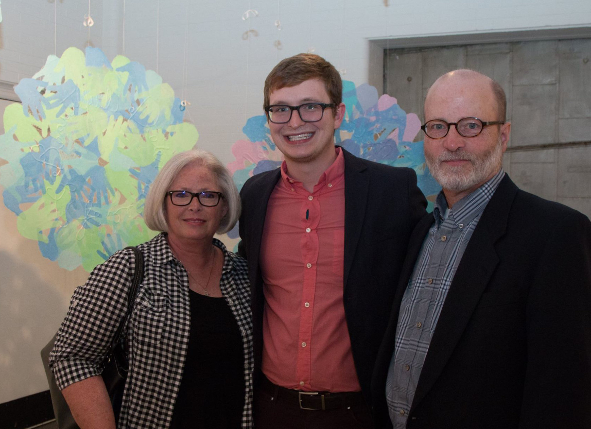  Micah Zavacky with Richard Finch and his wife. Photo courtesy: Justine Kaszynski Photography 