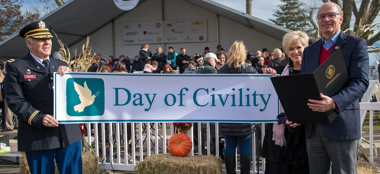 respected member of our MILITARY, Judith bowman, EXECUTIVE director, national civility foundation , the honorable william keating, massachusetts